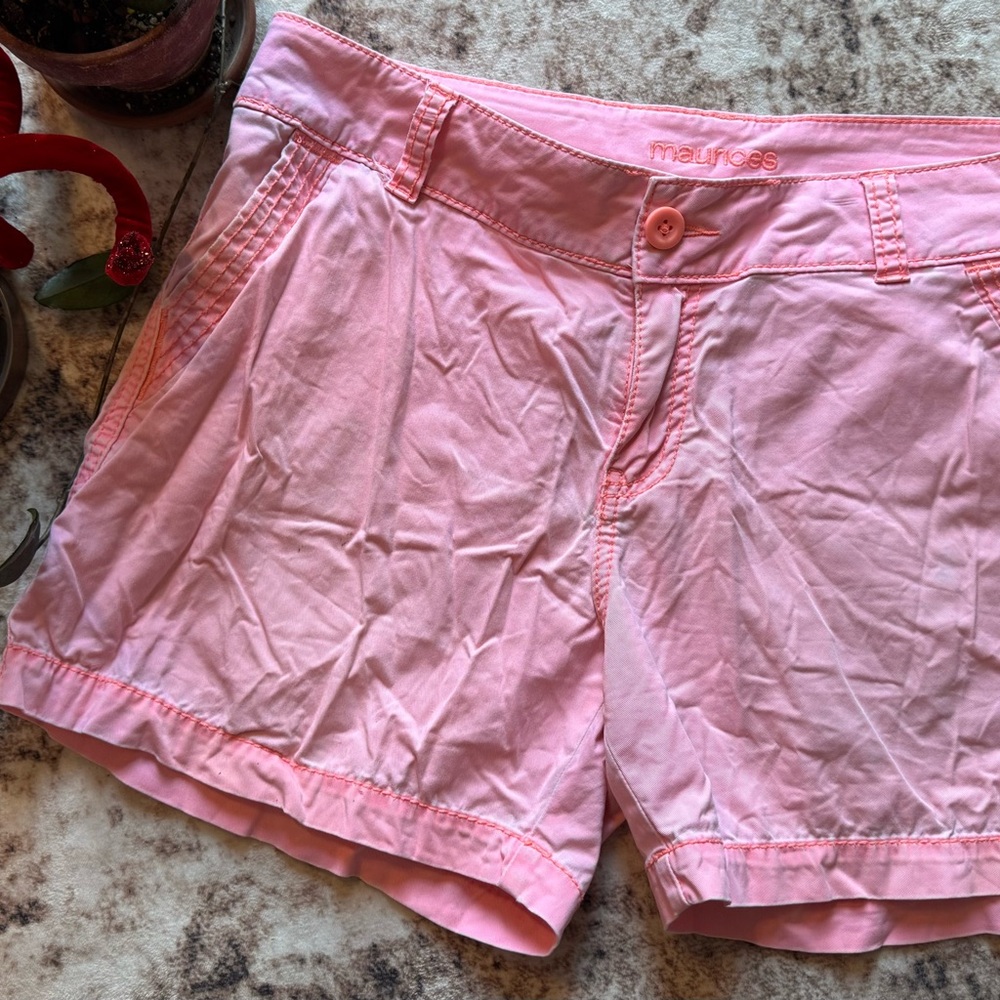 Maurices Light Pink Women's Bermudas